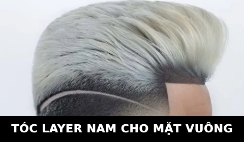Tóc nam kiểu ngắn layer đẹp mới nhất cho mặt vuông