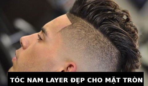 Tóc nam kiểu ngắn layer đẹp mới nhất cho mặt tròn