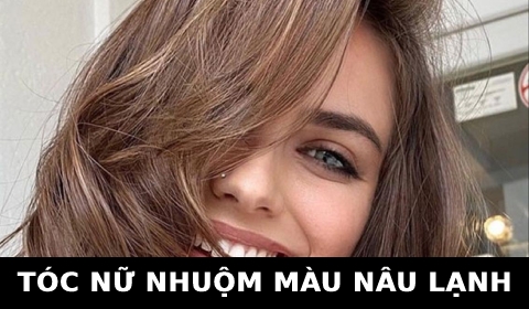 Kiểu nữ nam đẹp ngắn kiểu Layer l Nhuộm tóc nữ Màu Nâu lạnh hot nhất hiện nay