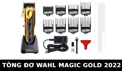 Tông đơ pin chính hãng cao cấp Wahl USA Magic Gold phiên bản mới 2022