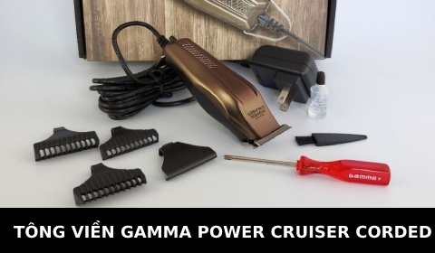 TÔNG ĐƠ CHẤN VIỀN CÓ DÂY CAO CẤP CHÍNH HÃNG GAMMA POWER CRUISER CORDED UY TÍN HÀ NỘI