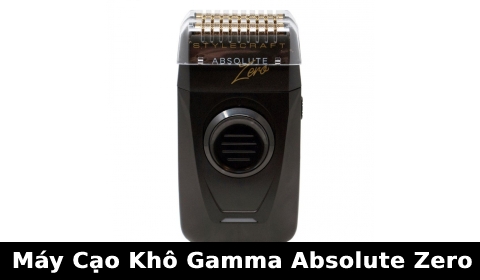 MÁY CẠO RÂU TÓC CHÍNH HÃNG GAMMA ABSOLUTE ZERO NỘI ĐỊA MỸ UY TÍN QUẬN 6 TPHCM