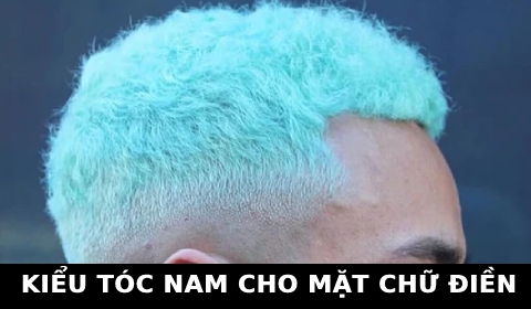 Kiểu tóc nam ngắn cho mặt Chữ điền