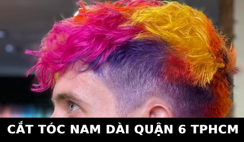 Cắt tóc nam đẹp Kiểu dài Layer gần đây ở tại quận 6 TPHCM Sài Gòn