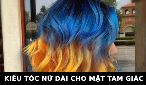 Kiểu tóc nữ dài cho mặt Tam giác
