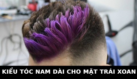 Kiểu tóc nam dài cho mặt Trái xoan