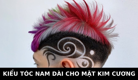 Kiểu tóc nam dài cho mặt Kim cương