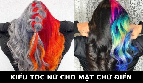 Kiểu tóc nữ dài cho mặt Chữ điền