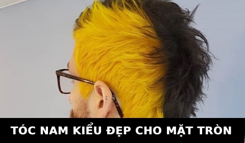 Tóc nam kiểu đẹp mới nhất cho mặt tròn