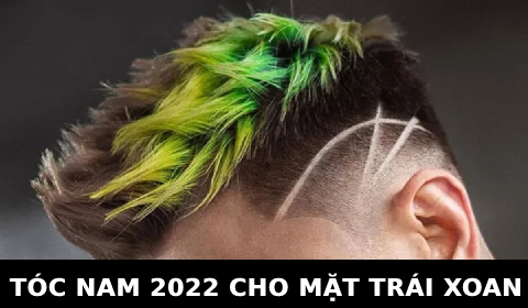 Tóc nam đẹp mới nhất 2022 cho mặt trái xoan