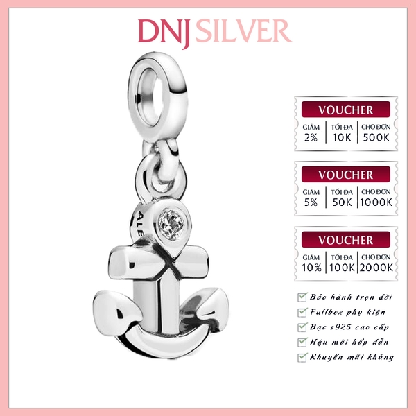 [Chính hãng] Charm bạc 925 cao cấp - Charm ME Anchor Mini Dangle thích hợp để mix vòng tay charm bạc cao cấp - DN659