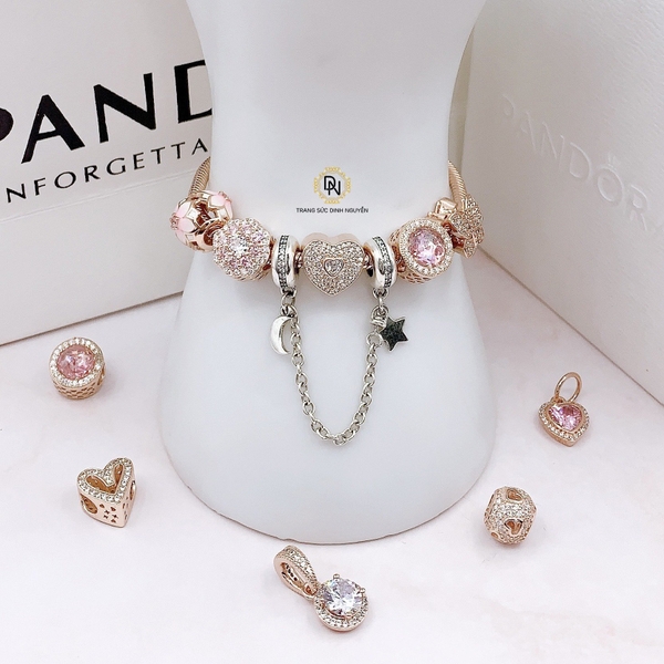Vòng tay bạc S925, vòng tay charm thời trang phong thủy mã VDN0171