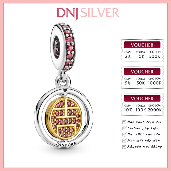 [Chính hãng] Charm bạc 925 cao cấp - Charm Spinning Lucky Dangle thích hợp để mix vòng tay charm bạc cao cấp - DN157