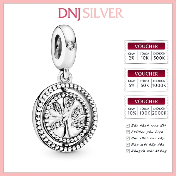 [Chính hãng] Charm bạc 925 cao cấp - Charm Spinning Family Tree Dangle thích hợp để mix vòng tay charm bạc cao cấp - DN248