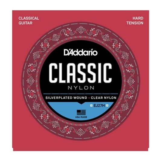 d-addario-ej27h-student-nylon-classical-guitar-strings-hard-tension-clear-silver