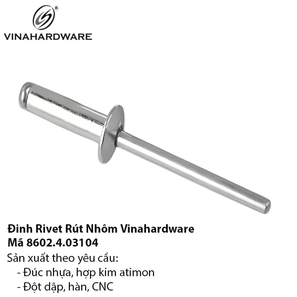 Aluminum Blind Rivets – Code 8602.4.03194 | Vinahardware - Auxiliary ...