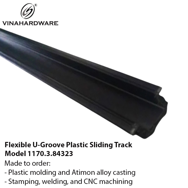 Flexible U-Groove Plastic Sliding Track – Model 1170.3.84323 ...