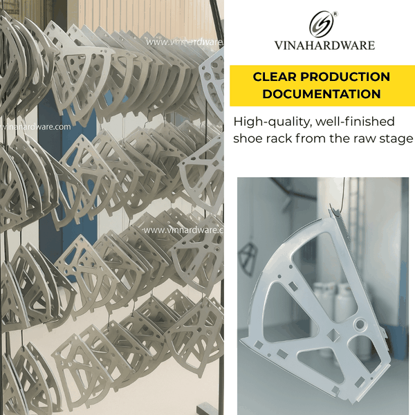 2-Tier Shoe Cabinet Hinge – Model 1260.1.09246