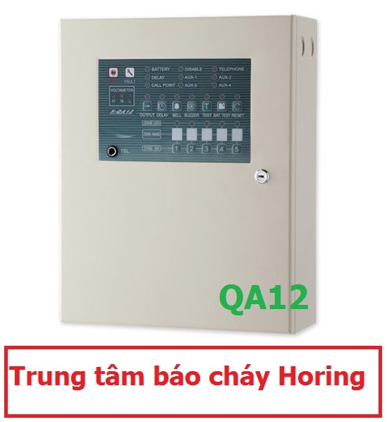 Trung tâm báo cháy Horing 5, 10 kênh QA12 | TRANGTHIETBI.VN