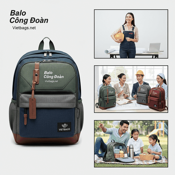 Xưởng May Balo Công Đoàn Uy Tín, Giá Tốt Tận Xưởng | Vietbags.net