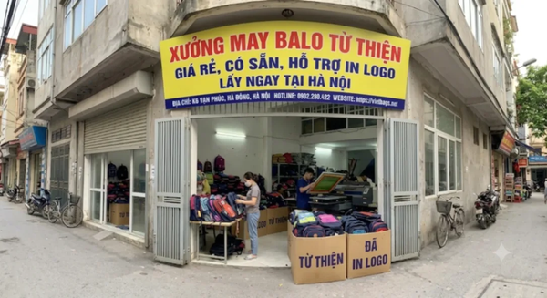 Địa chỉ xưởng may balo làm từ thiện giá rẻ, có sẵn, hỗ trợ in logo lấy ngay tại Hà Nội