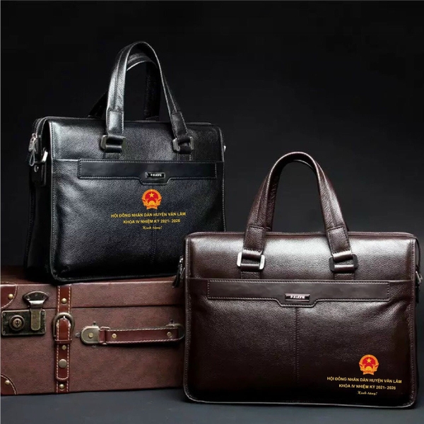 Xưởng May Cặp Da Đại Hội | In Logo – Giao Hàng Toàn Quốc – VietBags