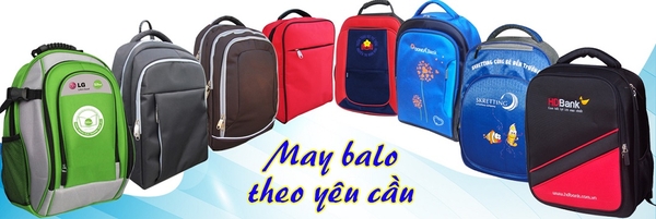 Balo quảng cáo in logo sử dụng cho sự kiện – sản xuất tại xưởng may balo Hà Nội