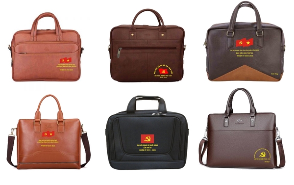 Cặp da công vụ form đứng dành cho học viên an ninh