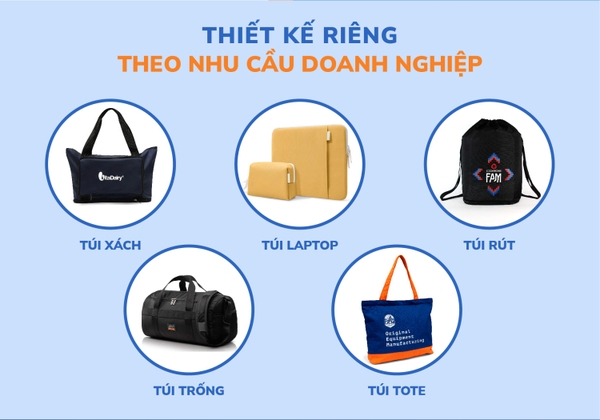 đặt hàng túi tote in logo tại xưởng