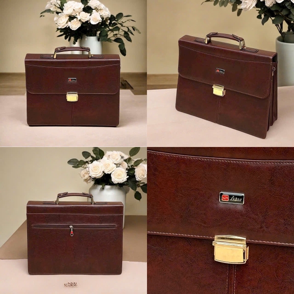 Mẫu cặp hội nghị Trung ương Đảng cao cấp, kiểu dáng sang trọng, chất liệu da PU bền đẹp do VIETBAGS – Trọng Phát sản xuất