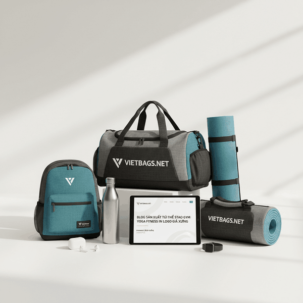 Phong cách sống năng động và hiện đại với túi thể thao gym yoga in logo sản xuất tại xưởng Vietbags