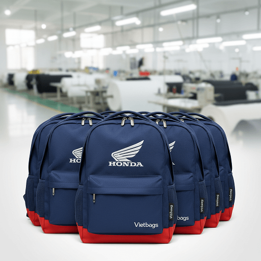 sản xuất balo quà tặng công đoàn Honda – một trong những tập đoàn hàng đầu tại Việt Nam.