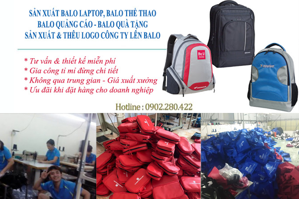 Sản xuất balo quà tặng