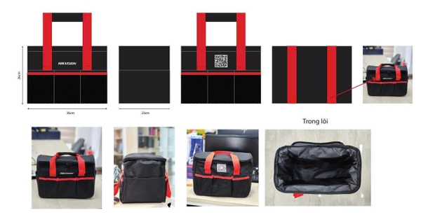 Thiết kế túi đựng dụng cụ Hikvision
