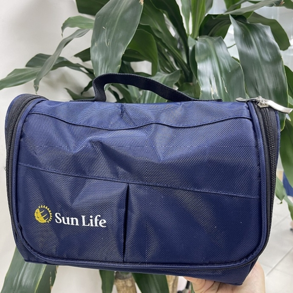 Balo du lịch in logo Sunlife