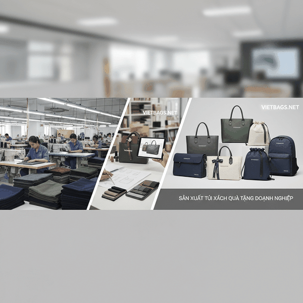 Sản xuất túi xách quà tặng doanh nghiệp chuyên nghiệp và hiện đại tại Vietbags