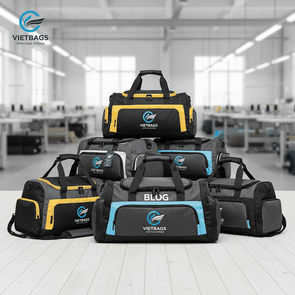 Xưởng sản xuất túi thể thao gym yoga fitness in logo theo yêu cầu giá gốc tại Vietbags