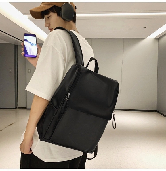 Balo da nam nữ dáng hộp basic