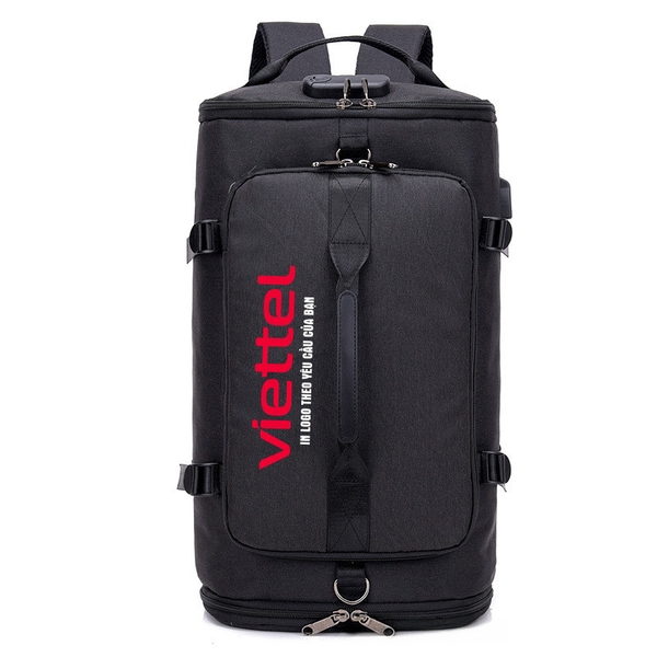 Logo doanh nghiệp in trên balo du lịch – in sắc nét, bền màu