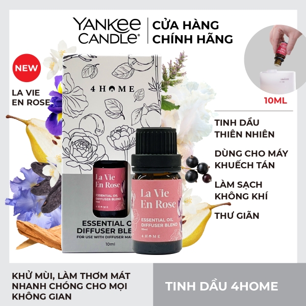 Tinh dầu 4Home 10ml mùi La Vie en Rose