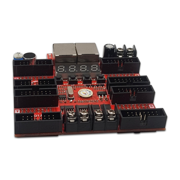 Mạch HUB đồng bộ bắt theo nhạc DMX|Solantech | solantech