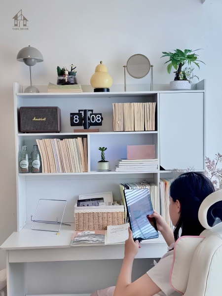 Mẫu bàn học thông minh cho bé tối ưu không gian phòng ngủ