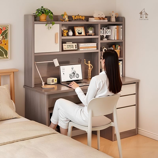 Bàn học thông minh giúp trẻ duy trì tư thế ngồi học đúng cách