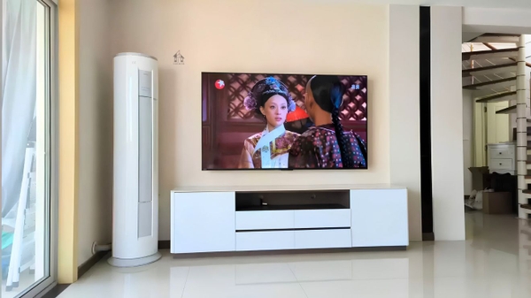 kệ tivi để sàn hiện đại kết hợp bàn trà phòng khách đẹp