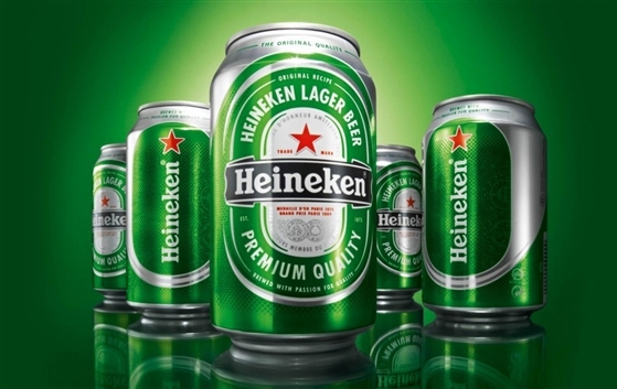 Bia Heineken Bạc (chai thủy tinh)