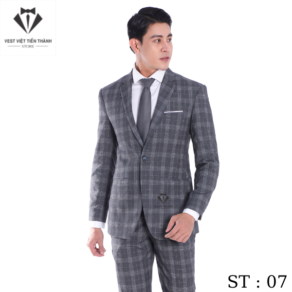 Bộ vest nam cao cấp  Bộ suit nam thời thượng phong cách lịch lãm