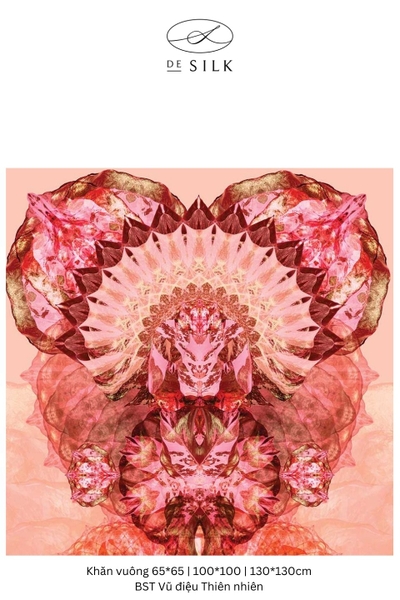 Khăn Uril san hô 65x65cm