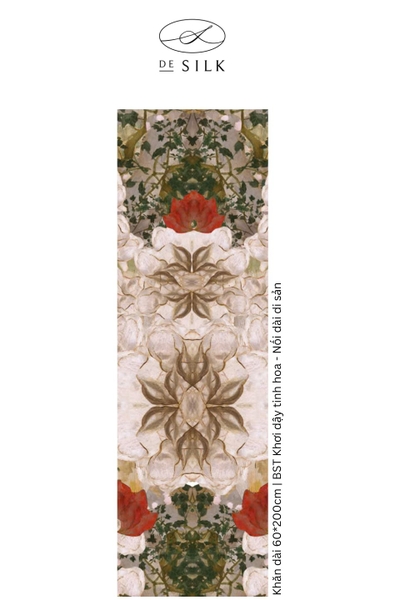 Khăn lụa dài - Mẫu Tuổi Xuân