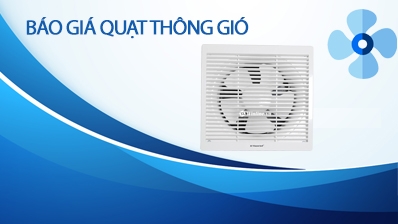 Báo giá quạt thông gió gắn tường