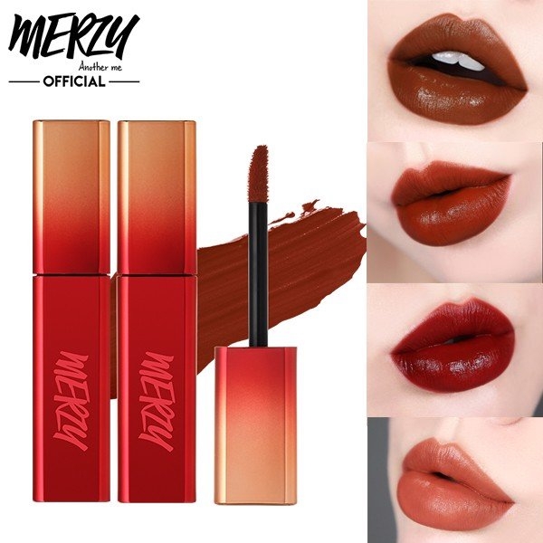 Son Merzy V17 Vỏ Đỏ Confidence Màu Đỏ Gạch Chính Hãng